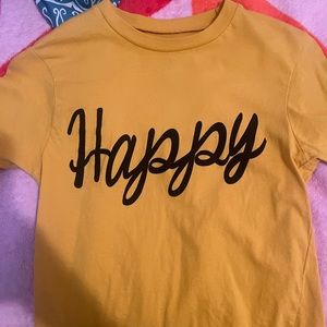 Mid size Crop Top Long Sleeve